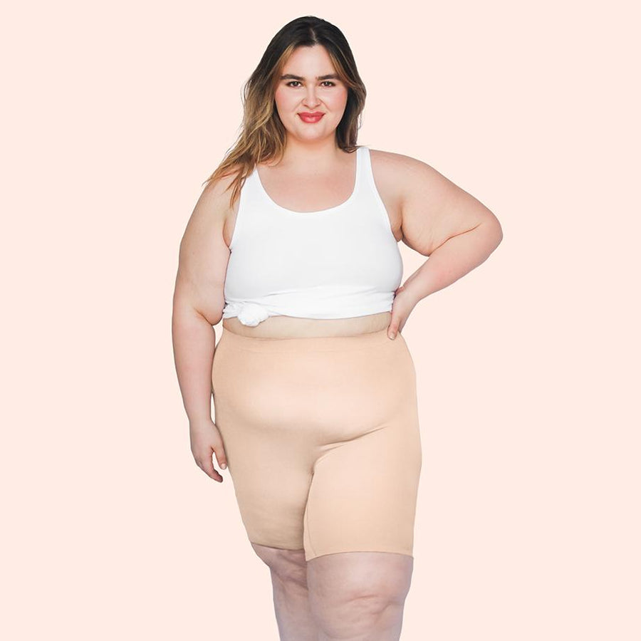 color:Beige|model:Abriana is 5'7 and wearing XL/2XL Long