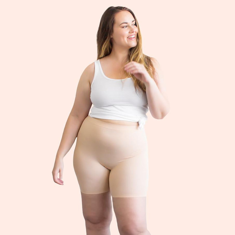 color:Beige|model:Austen is 5'8 and wearing M/L Short