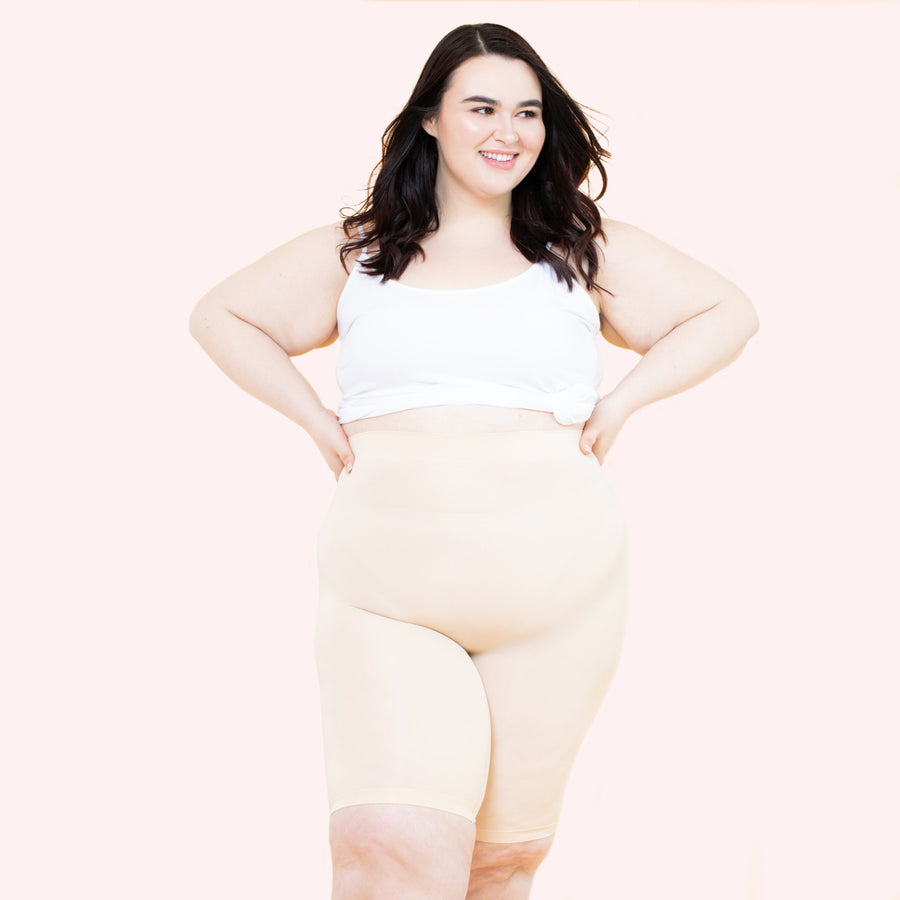 color:Beige|model:Abriana is 5'7 and wearing XL/2XL Ultra Long