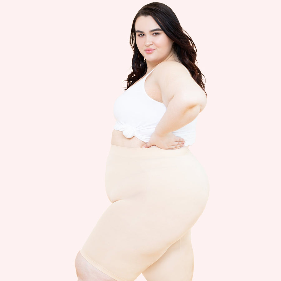 color:Beige|model:Abriana is 5'7 and wearing XL/2XL Ultra Long