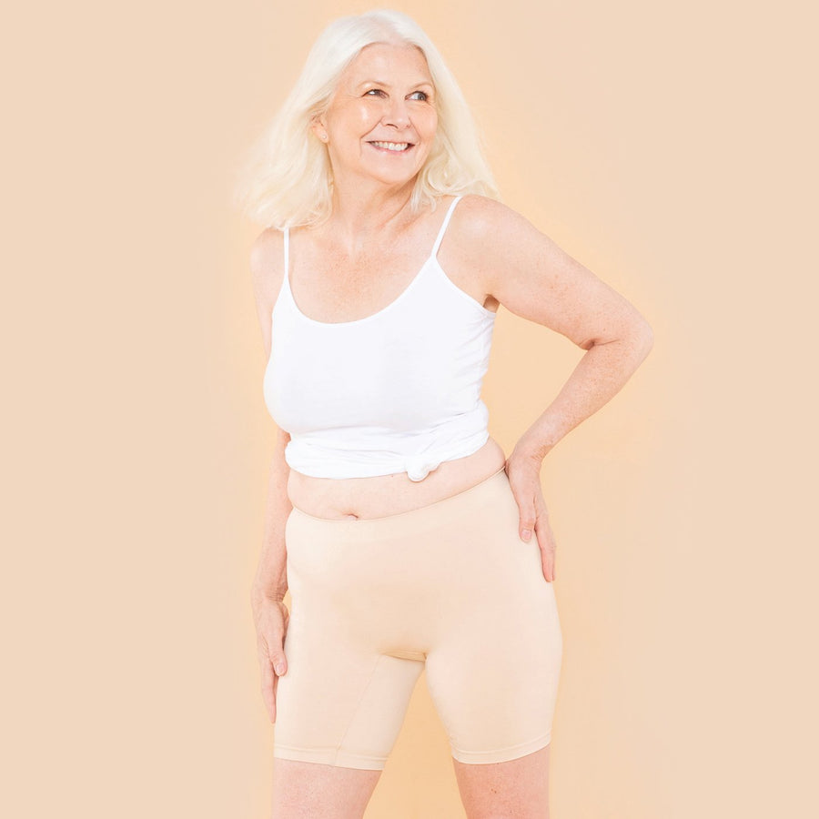 color:Beige|model:Winnifred is 5'7 and wearing S/M Mid