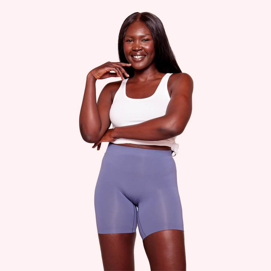 color:Denim Blue|model:Angaer is 5'9 and wearing S/M Mid