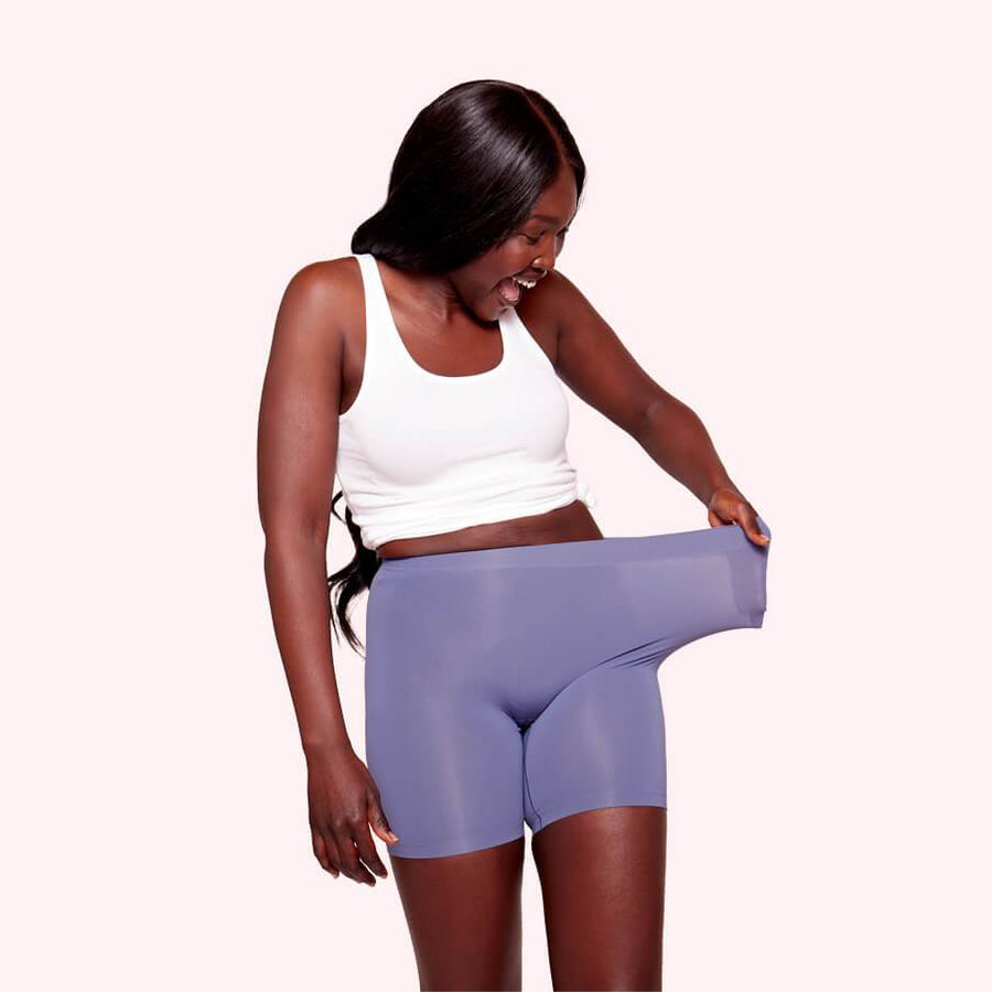 color:Denim Blue|model:Angaer is 5'9 and wearing S/M Mid