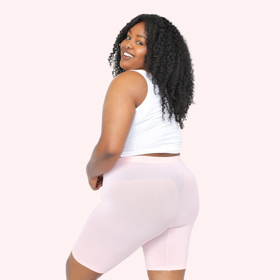 color:Light Pink|model:Bree is 5'8 and wearing L/XL Long