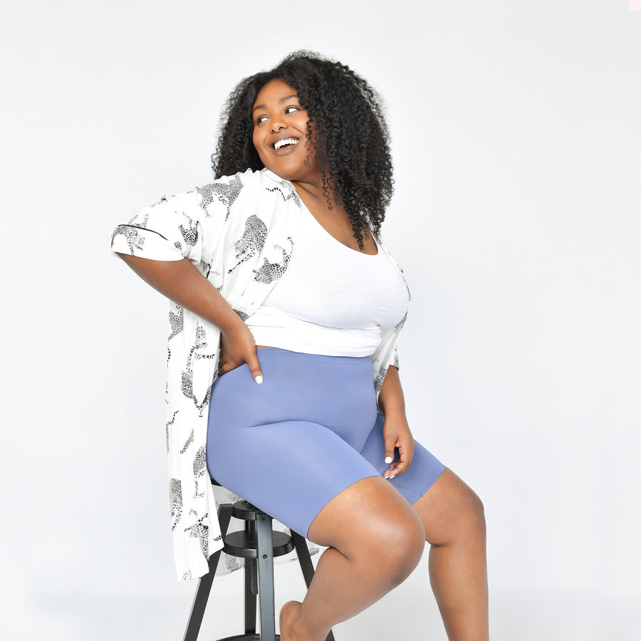 color:Denim Blue|model:Bree is 5'8 and wearing L/XL Long